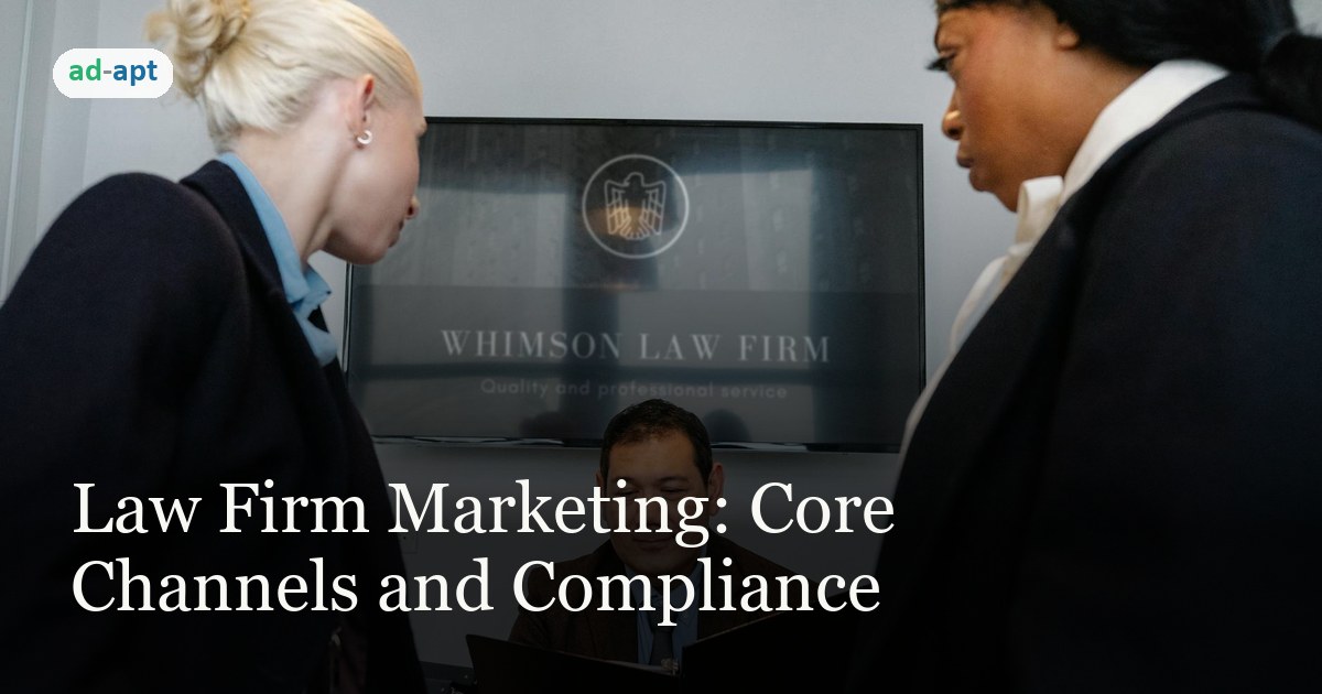 Law Firm Marketing: Core Channels and Compliance